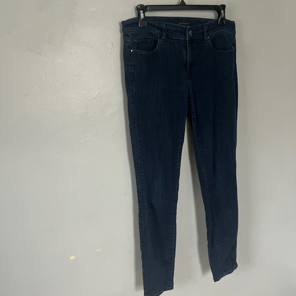 Ann Taylor Women's Skinny Ankle Modern Fit Jeans Dark Blue 8 - Picture 1 of 7